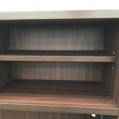 ★リユースのサカイ春日部店★KJ10898  キッチン収納棚 ブラウン H142×W105×D40 クリーニング済みの画像