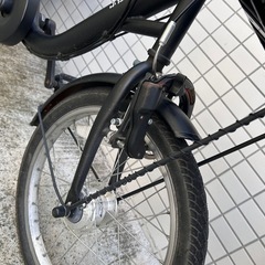 　【お譲り期間注意】ふたごじてんしゃ　非電動　黒　整備済みの画像