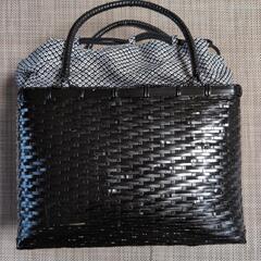 【新品】籠バッグ・ドリンクホルダー付きの画像