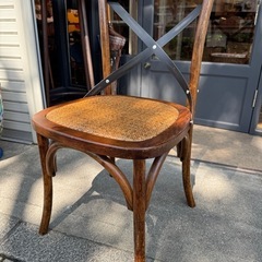 B7051【クラッシュゲート】ノットアンティークス クロスバック チェア