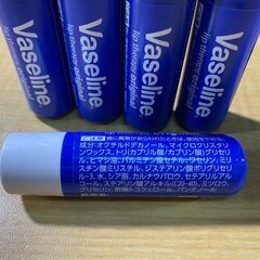 S115/ヴァセリンモイスチャーベールリップケア 5本セット　無香料　ひとぬりでうるつやリップが続くリップクリームの画像