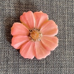 ブローチ 真珠 パール 白蝶貝 お花 すずらんの画像