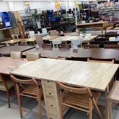 お値下げしました☆IKEA NORDEN ダイニングテーブル バーチ 狭いお部屋におすすめ！イケアの折りたたみダイニングテーブルが