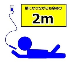 新品！PSP 充電アダプタ/ケーブル （長さ2m、ストレート）PSP1000/2000/3000用の画像