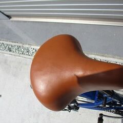E377　★9500円★　折りたたみ中古自転車【20インチ　青 】の画像