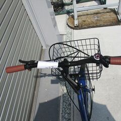 E377　★9500円★　折りたたみ中古自転車【20インチ　青 】の画像