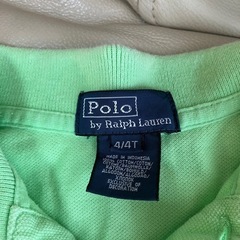 Polo by Ralph Lauren ライトグリーン ポロシャツ 4/4Tの画像
