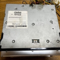 ジャンク★Clarion MAX570 ワイド7型 HDD ワンセグ クラリオンの画像