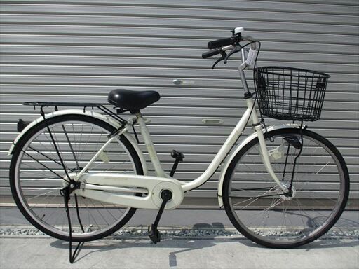 幸*）様 中古美品LEDオートライト自転車★27インチ★ベージュ★注※配達地域限 楽天市場】自転車 27インチ オートライト（カラーベージュ）の通販