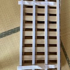 【お譲り先決まりました】天然桐　すのこベッド　折りたたみの画像