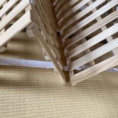 【お譲り先決まりました】天然桐　すのこベッド　折りたたみの画像