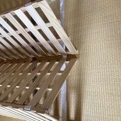 【お譲り先決まりました】天然桐　すのこベッド　折りたたみの画像