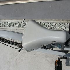 E383★15800円★整備済み 中古子供自転車 ブリヂストン　ビッケ【22インチ　ブルーグレー 】の画像