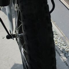 E383★15800円★整備済み 中古子供自転車 ブリヂストン　ビッケ【22インチ　ブルーグレー 】の画像