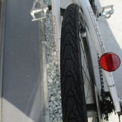 E384★　29800円★整備済み スポーツ中古自転車 アラヤ　マディフォックスMFX【クロスバイク　白　46㎝】の画像