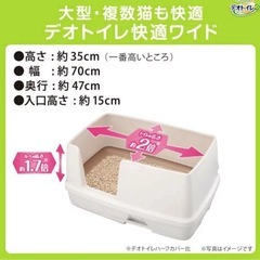 猫トイレ  快適ワイドの画像