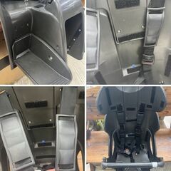 ビッケ　bikke　リヤチャイルドシート　自転車チャイルドシート　後ろ乗せ　電動自転車　ダークグレーの画像