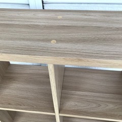 ☆3段木製シェルフの画像