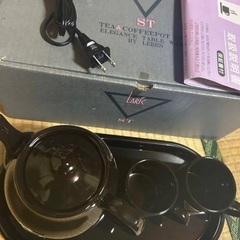 ほぼ未使用　陶器製電気ケトルの画像