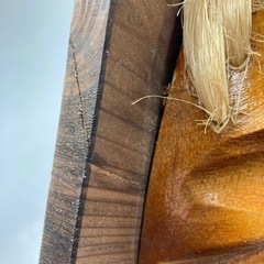 アンガマの面 置物 伝統工芸品 田場由盛作の画像