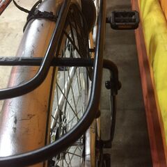 《レンタサイクル店使用　自転車整備士整備済み！》NO184　中古車　26インチ　シティサイクル 　シルバーの画像