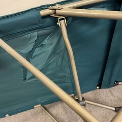 00 サウスフィールド　SOUTH FIELD コット グリーン 折りたたみ キャンピングベッドの画像