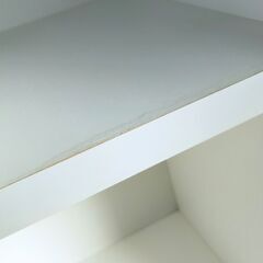 ニトリ キッチンボード ホワイト モデル N BANDA 90-KB 食器棚 幅88.5cm 奥行き42.5cm 高さ 180.5cm レンジボード の画像