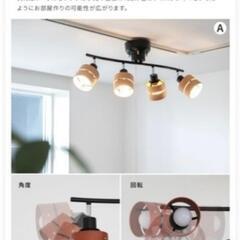 シーリング　スポットライト　LED電球付の画像