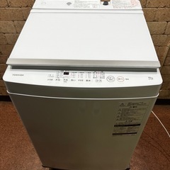 【美品】【動作OK】2021年製 TOSHIBA 10キロ洗濯機 AW-10M7の画像