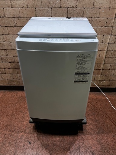 【美品】【動作OK】2021年製 TOSHIBA 10キロ洗濯機 AW-10M7