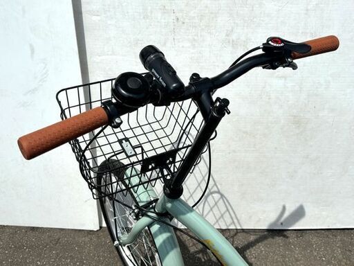 自社配送は札幌市内限定】折りたたみ自転車 20インチ 6段変速 ライト