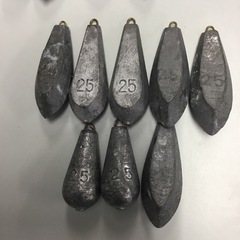 釣り　六角おもり　六角　オモリ　18個セットの画像