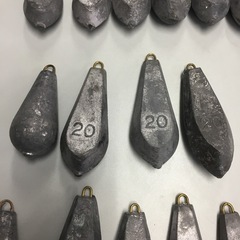 釣り　六角おもり　六角　オモリ　18個セットの画像