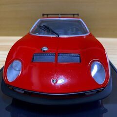 1/18ミニカー 京商製ランボルギーニ イオタSVR（赤）の画像