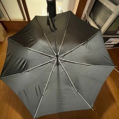  晴雨兼用  自動開閉 折りたたみ傘 黒の画像
