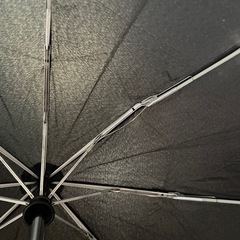  晴雨兼用  自動開閉 折りたたみ傘 黒の画像