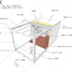 仮設住宅、プレハブ住宅、ユニットハウス，仮設ハウス、プレハブハウス、現場事務所、簡易ハウス、受付室はカスタマイズ可能です倉庫も対応の画像