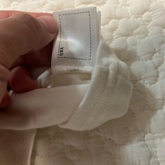 新品未使用！肌着80名前タグありの画像