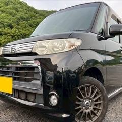 低走行8万キロ台☆月々9千円〜分割可❗️車検2年付き！【名義変更代込み】広い車内！大人気‼️ダイハツ タントカスタム☆HDDナビ付き☆走行中DVD見れます♪ETC付き☆社外アルミ☆電動スライドドア☆ドライブレコーダー☆そのまま乗って帰れます！の画像
