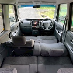 低走行8万キロ台☆月々9千円〜分割可❗️車検2年付き！【名義変更代込み】広い車内！大人気‼️ダイハツ タントカスタム☆HDDナビ付き☆走行中DVD見れます♪ETC付き☆社外アルミ☆電動スライドドア☆ドライブレコーダー☆そのまま乗って帰れます！の画像