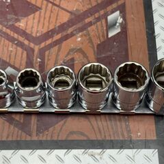 【中古】スナップオン Snap-on FM8/10/12/14×2個/17 3/8 ソケット 6個セット【ハンズクラフト佐賀店】の画像