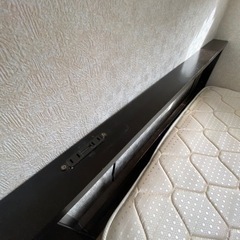 シングルベッド　マットレス付の画像