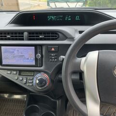 トヨタ アクア！車検Ｒ９年２月まで！オプション多数！純正ＬＥＤヘッドライト！価格４８万円！の画像