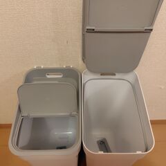 Curver ダストボックス ホワイト 30L2個 10L2個 おまけ1個 8/9-10引渡の画像