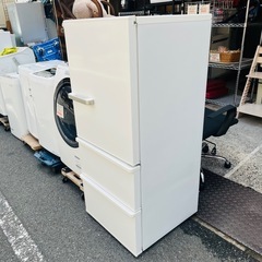 【武蔵小山店】AQUA アクア 24年製 AQR‑27P 3ドア 冷凍冷蔵庫 自動製氷 右開き 272L 一人暮らし 家族用 ファミリーサイズ 大容量 ホワイト シルバー 中型 冷蔵庫 キッチン家電 家電 引っ越しの画像