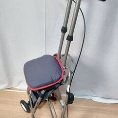 【B125】マキライフテック　シルバーカー　手押し車　折り畳み　80㎏までの画像