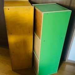 レトロ　カラーボックス 棚　収納  の画像