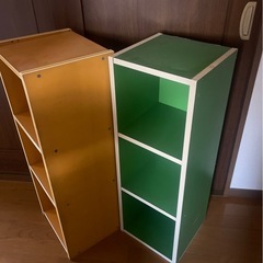 レトロ　カラーボックス 棚　収納  の画像