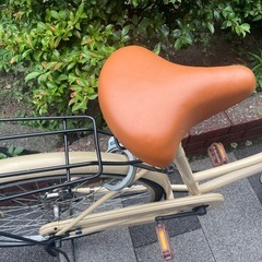 🔵中古車🔵 後タイヤ新品✨　26インチ　ママチャリ　ファッションサイクル　中古自転車　点検調整永久無料✨　整備済み　西宮市の画像