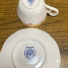 【未使用品】ノリタケ TRUE LOVEカップ＆ソーサー２客セットの画像